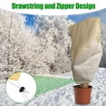 thumbnail image 3 of Cateissary Bolsa protectora de plantas de invierno reutilizable, suave y transpirable, para cubierta universal de protección contra heladas Jardín y Patio, 3 of 6