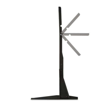 ONN TABLETOP TV STAND FOR 37″ TO 70″ TVS, HOLDS UP TO 110 LBS, BLACK- METAL LEGS FOR TABLETOP