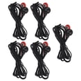 thumbnail image 3 of Cable Conductor Del Electrodo, Cable TENS Negro Portátil Seguro De 4,9 Pies Y 2,35 Mm Para Masajeador Para Hombres Y Mujeres, 3 of 7
