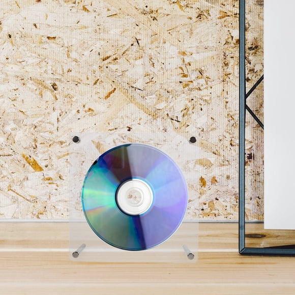 unbranded Soporte Exhibidor Para Cd De Acrílico Transparente Con Acabado Fino Y Resistencia Para