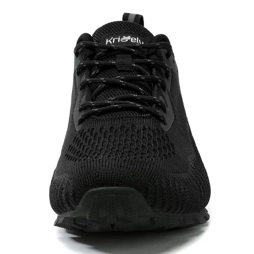 Kricely Men's Trail Running Shoes Fashion Hiking Sneakers for Men Camo Tennis Cross Training Shoe Mens Casual Outdoor Walking Footwear Black Size 7