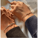 thumbnail image 3 of 2pzs Pulsera De Parejas Acero Inoxidable Nudo De Amor Para Mujeres Hombres Xtellar dorado, 3 of 3