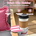 thumbnail image 5 of 2026 Clip-On Drink Holder Desk Bottle Stand Universal Cup Holder Clip for Outdoor Indoor Beath for Water Drink Beverage Soda Coffee Mug Holder, Secure Your Beverage Anywhere, 5 of 6