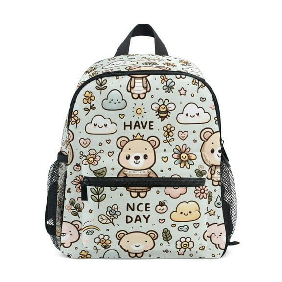 ALAZA Cute Bear School Backpack Small Bookbag Mini Bags