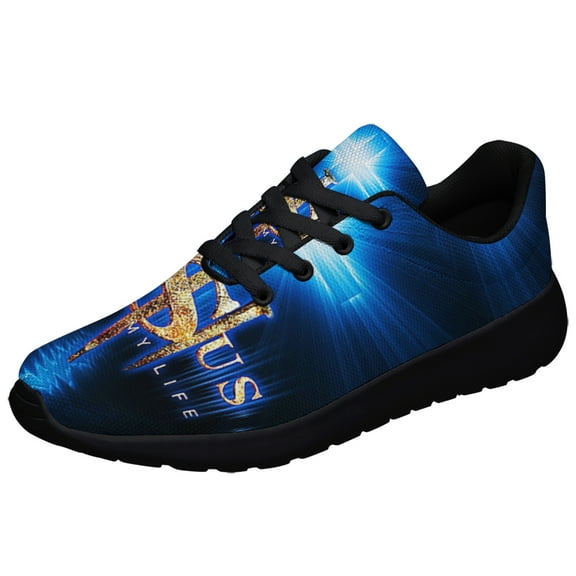 Jesus Saved My Life Shoes Sneakers for Women Men Black Size 3.5