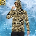 thumbnail image 5 of Mens Sun Protection Camo Hoodie Shirts Long Sleeve Lightweight UPF50+ Tops Face Mask Quick Dry Comfy Fishing Shirt M, 5 of 6