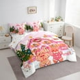 thumbnail image 3 of Manfei Cute Gingerbread House Twin Bedding Sets 7pcs, Christmas Tree Snowman Bedding Comforter Set for Children, Merry Xmas Luxury Bedroom Decor, 3 of 8