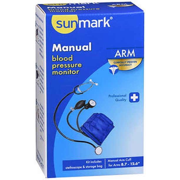 Sunmark Manual Arm Blood Pressure Monitor Each