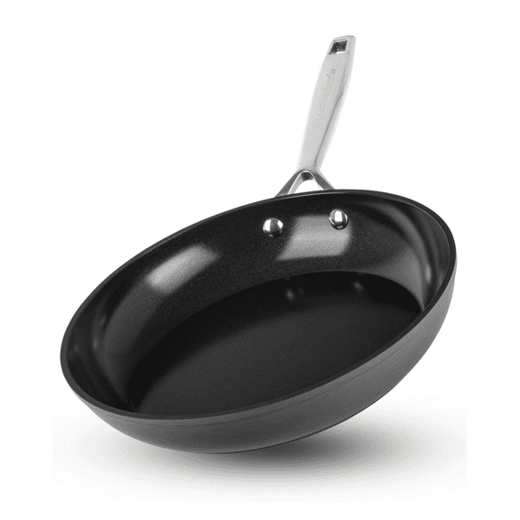 Gotham Steel PRO 10 Inch Ceramic Non Stick Frying Pans, Hard Anodized Frying Pans Nonstick Skillet, Ultra Lightweight Skillet, Stay Cool Handles, Induction Oven and Dishwasher Safe, Non Toxic