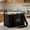 Black, variant on Insulated Reusable Grocery Bag, Thermal Cooler Tote with Zipper Closure for Food Transport, Shopping, Travel and Outdoor Use(Black,28X20X17cm)