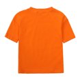 thumbnail image 3 of MIASHUI Boys Summer Tracksuit Outfits Solid Color Short Sleeve Shirts Shorts Outfits,Orange,3-4 Years, 3 of 9