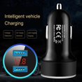 thumbnail image 3 of BJYX 3.1A Dual USB Car Charger With LED Display Universal Mobile Phone Car Chargers, 3 of 15