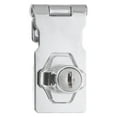 thumbnail image 1 of CIMAXIC Keyed Hasp Locks Stainless Steel Safety Lock Keyed Locking Hasp for Cabinets,3.74"X1.26"X0.06", 1 of 5