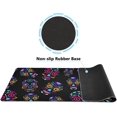 thumbnail image 2 of Day of The Dead Colorful Sugar Skull Floral Large Gaming Mouse Pad Big Mousepad Mice Keyboard Mat with Non-Slip Rubber Base for Computer Laptop Home & Office, 35.4 X 15.7 inch, 2 of 6