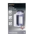 thumbnail image 3 of UltraPro Outdoor Electrical Outlet Cover, Weatherproof, Black/Clear, 0A, 49204, 3 of 13