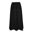 thumbnail image 5 of CHUOU Maxi Skirts For Women Reg & Plus Size Women's Long Skirts Flowy Summer Skirt Aline Elastic High Waisted Trendy, 5 of 5
