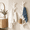 White, variant on Gumnay 2 Pack Wall Mounted Coat Rack, 37.8" Black Metal Coat and Hat Hooks