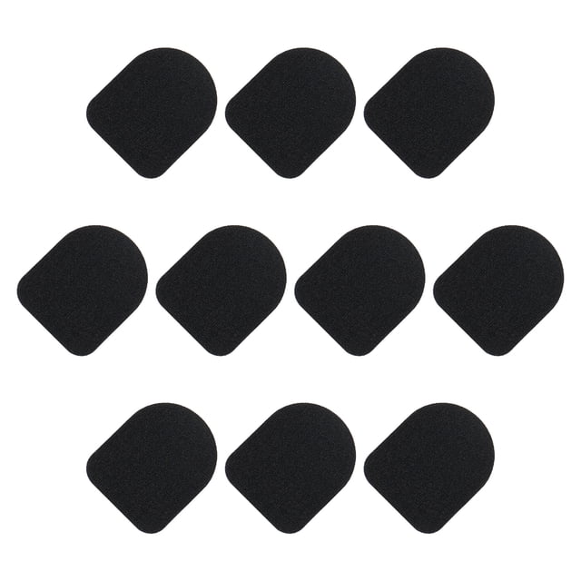 Uxcell Guantes con Pegatinas para Pantalla Táctil de Ultra Alta Sensibilidad, Pegatinas de Fibra de Carbono Flexible y Ultra Delgadas, Negras, Paquete de 20