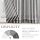 thumbnail image 5 of Cortinas de cocina Jinchan de lino a rayas, 60 cm, 2 paneles, 5 of 8