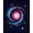Navy Blue Pink Teal, Pattern 11, variant on ODIKA 8'x10' Washable Area Rug Durable, Non-Slip Blue Galaxy Nebula Starry Meteorite Deep Astrology Uranus Themed Swirling Vortex Design for Living Room, Under Sectional, Family