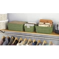 thumbnail image 2 of Whitmor Rattique Storage Baskets Set of 3 Sage, 2 of 2