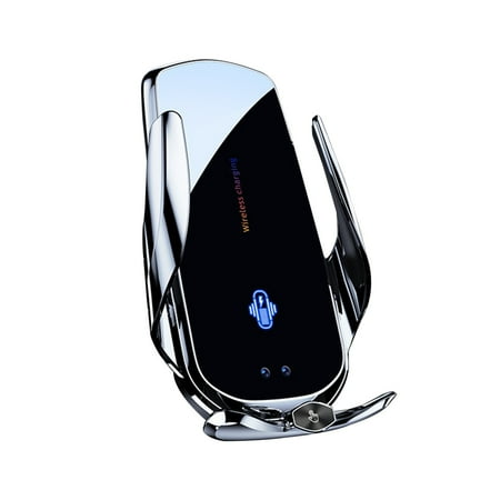 Btomtd Car Charger Wireless Charger Car Accessories 15W Car Wireless Charger Smart Induction Car Phone Fast Charger With Magnetic Head Phone