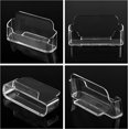 thumbnail image 4 of GHSDFBB Business Card Holder Stand, 16 Packs Acrylic Clear Plastic Cards Holder, Business Card Display for Desktop Countertop Acrylic Card Filling Display, 4 of 7