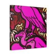 Vultures Roosting Besides - Canvas
