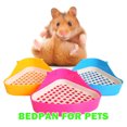 thumbnail image 2 of Inodoro para hámster baño para animales pequeños conejo duradero práctico multifuncional Ehuebsd clásico bandeja de arena para mascotas, 2 of 8