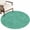 Teal, variant on Washable Round Rugs 3ft Gray Solid Color Circle Rug Non-Slip Soft Non-Shedding Low-Profile Minimalist Vintage Linen Texture Modern Small Area Rug Carpet for Living Room Bedroom Dining Room Home Decor