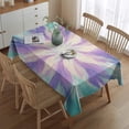 thumbnail image 2 of Tie Dye Pattern Rectangle Tablecloth 60"x84",Waterproof Polyester Rectangle Table Cloth, Wipeable Spillproof Polyester Tablecloth for Dining, Camping, Indoor and Outdoor, 2 of 4