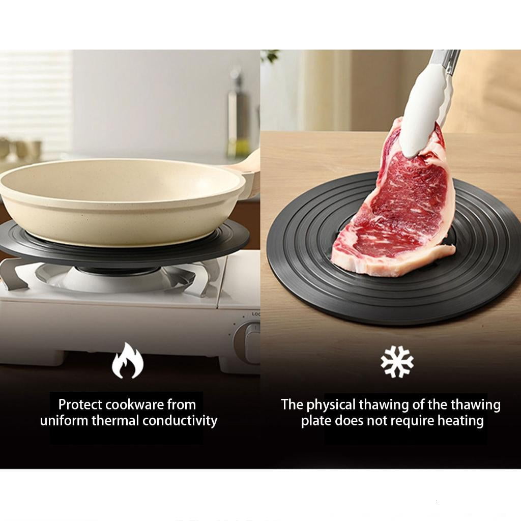 HannLk Aluminum Heat Diffuser Plate NonStick Thawing Disk for Gas Stove Even Cooking