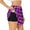 Black, variant on Fotbe Purple Black Buffalo Plaid Womens High Waist Running Shorts Athletic Workout Quick Dry Shorts for Women with Pockets Gym Yoga Summer Shorts-X-Large