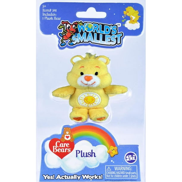 Worlds Smallest Care Bears Mini Plush - Funshine Bear - Walmart.com - Walmart.com