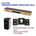 thumbnail image 5 of Unique Bargains DIY Audio Sound Box Speaker Wall Mount Iron Hook Hanger Plate 5PCS, 5 of 5