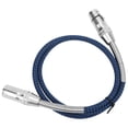 thumbnail image 1 of Cable de micrófono Cable de equilibrio de cobre sin oxígeno para cámara de vídeo mezclador amplificador de AudioXLR macho a hembra 1m/3,3 pies, 1 of 12