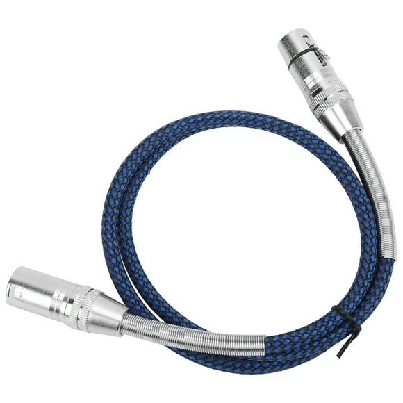 Cable de micrófono Cable de equilibrio de cobre sin oxígeno para cámara de vídeo mezclador amplificador de AudioXLR macho a hembra 1m/3,3 pies