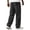 PANTS248-Dark Gray, variant on Mens Corduroy Wide Leg Pants Back Patch Pockets Loose Fit Full Length Casual Solid Color Mens Outdoor Trousers