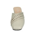 thumbnail image 2 of PEERAGE Darcie Women's Wide Width Dress Casual Leather Mules, 2 of 6
