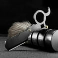 thumbnail image 4 of Straight Edge Barber For Razor Haircut Beard Eyebrow Shaving Manual Depilation, 4 of 5