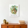 thumbnail image 4 of Creative Products Let's Hang Out Sloth 11x14 Canvas Wall Art, 4 of 5