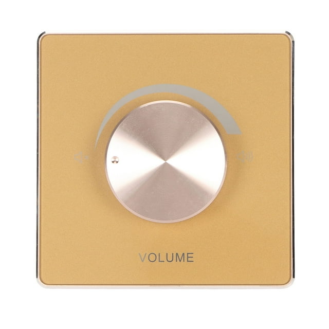 Perilla de control de volumen, perilla de control de volumen de 50 W, control de volumen de pared, controlador de volumen, diseño revolucionario