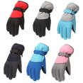 thumbnail image 4 of Qudderr Kids Winter Warm Ski Gloves Outdoor Cycling Sports Gloves for Boys Girls Cold Windproof Waterproof Gloves 6-16T, 4 of 7