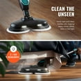 thumbnail image 5 of Pursteam ScrubMaster Steam Mop with Dual Scrubbing Head, LED Headlights, Adjustable Steam Control, Anti-Slip Swivel Head, Cable Holder & Upright Lock, 5 of 9