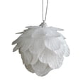 thumbnail image 4 of Adorno de bola de Navidad, árboles de Navidad colgantes, accesorios de artesanía modernos blancos, decoración del hogar para fiesta, boda interior Estilo C, 4 of 8