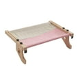thumbnail image 2 of Robusta percha para ventana de gato Ajustable Sostiene hasta 44 lb Sin perforar Estantes Hamaca rosa gris Yuyangstore Hamaca para gatos, 2 of 8