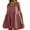 Pink, variant on Uaswgudfs Summer Dresses for Women 2025 Sleeveless V-Neck Midi Sundress – Casual with Ruffled Waist & Lightweight Fabric for Beach & Daily Pink XL