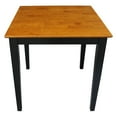 thumbnail image 5 of International Concepts Solid Wood Top Table with Shaker Legs, White/Natural, 5 of 11