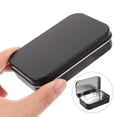 thumbnail image 3 of TEHAUX 8PCS Small Metal Box with Lid for Home Jewelry Storage Black, 3 of 8