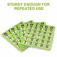 thumbnail image 6 of GSE Games & Sports Expert 100-Pack Green Jumbo Shutter Bingo Cards, Finger-Tip Slide Bingo Game Cards with Easy-Read Large Numbers & Sliding Windows, 6 of 9